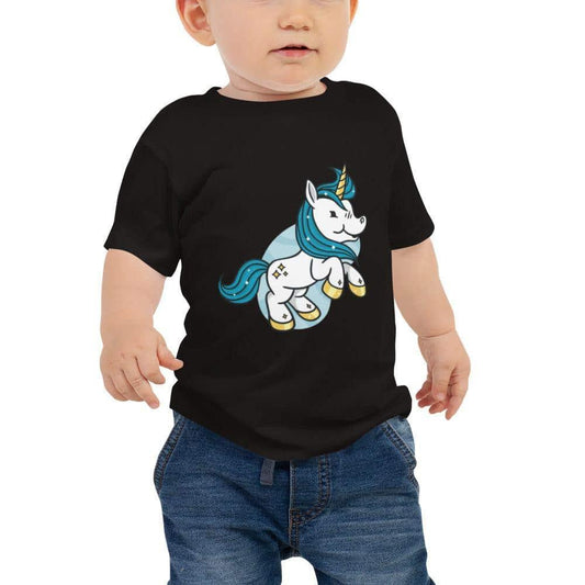 BUYATHOME24 I Baby T-Shirt 6 Monate - 24 Monate I Farbe schwarz - BUYATHOME24