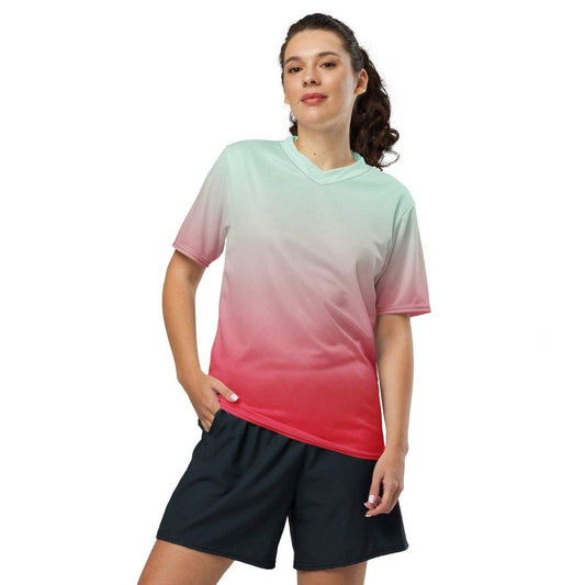 BUYATHOME24 I Damen Sport T-Shirt mit V-Ausschnitt 2XS - 6XL - BUYATHOME24